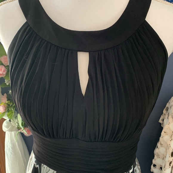 Fun Flirty Special Occasion Dress Size 10 Black Handkerchief Skirt Lined… - Picture 5 of 14